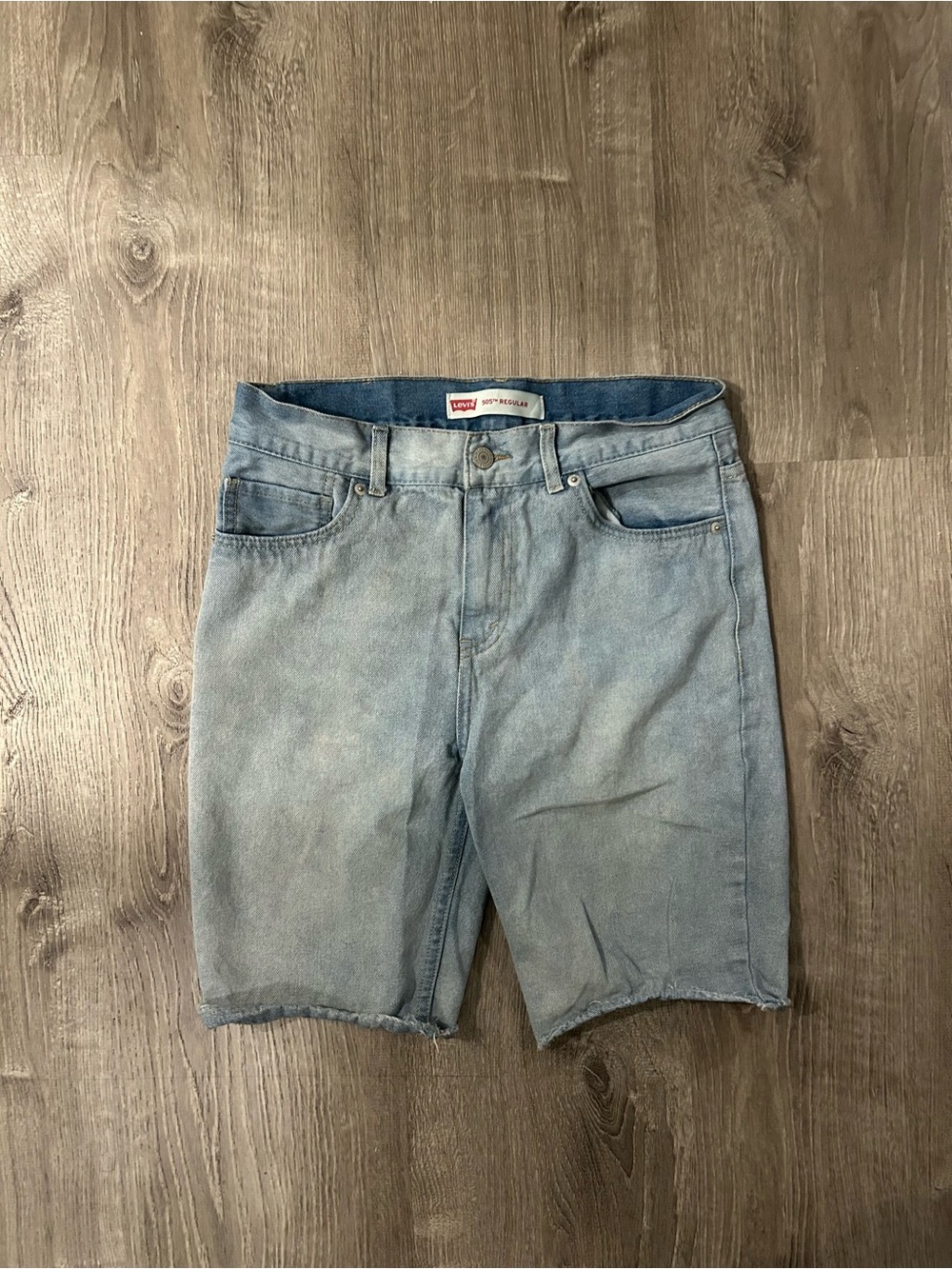 Levi's 505 Women’s Light Blue Denim Jeans Shorts
